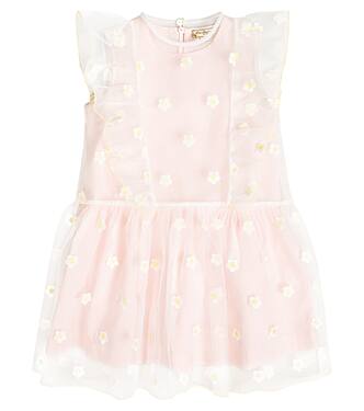 Besticktes Kleid aus Tüll | Stella McCartney Kids