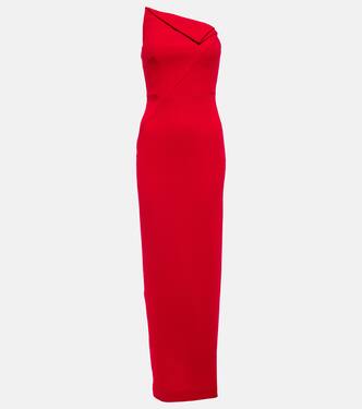 Origami strapless wool crêpe gown | Roland Mouret