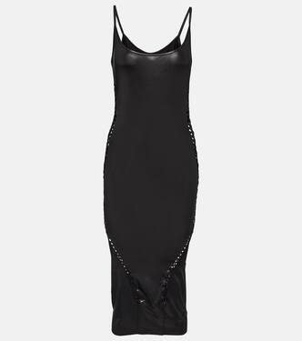 Braided-trim midi dress | Rick Owens
