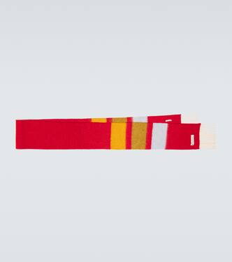Striped wool-blend scarf | Marni