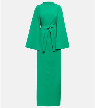 Crêpe maxi dress | Safiyaa