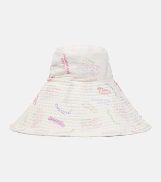 Le Chapeau Lagrima printed cotton sun hat | Jacquemus
