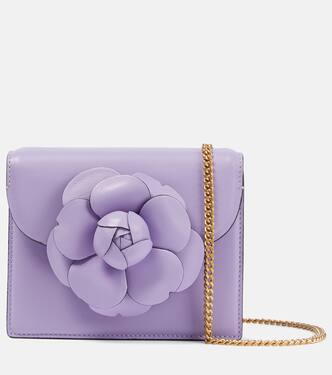 Tro Mini leather shoulder bag | Oscar de la Renta