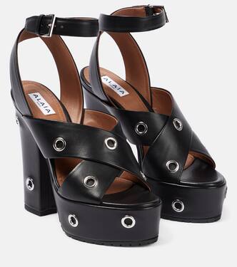 Verzierte Sandalen aus Leder | Alaïa