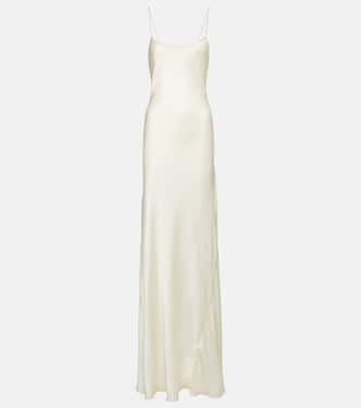 Vestido lencero de satén | Victoria Beckham