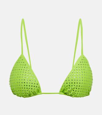 Embellished bikini top | Self-Portrait