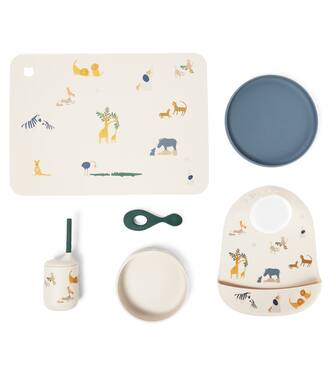 Tine tableware and bib set | Liewood