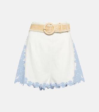Bestickte Shorts aus Leinen | Zimmermann