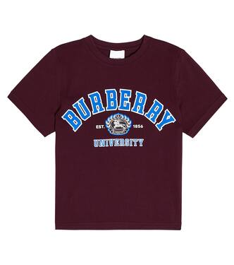 Logo棉质针织T恤 | Burberry Kids