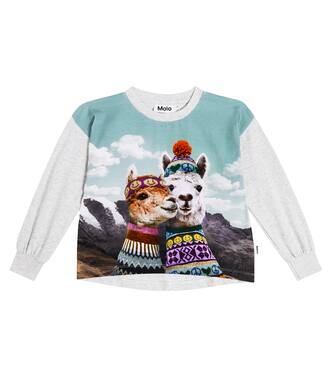 Reniza printed cotton-blend sweatshirt | Molo