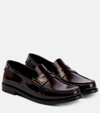 Le Loafer leather penny loafers | Saint Laurent