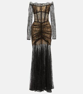 Corset lace maxi gown | Rasario