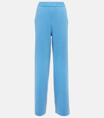 Sorbonne silk and cotton wide-leg pants | Loro Piana
