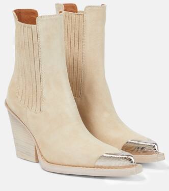 Ankle Boots El Dorado aus Veloursleder | Paris Texas