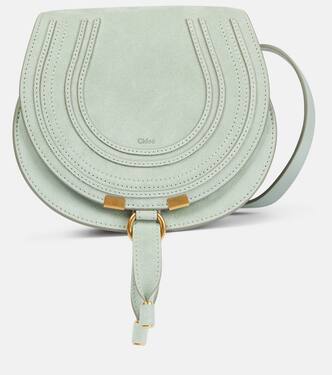 Borsa a spalla Marcie Small in suede | Chloé