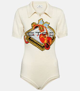 Body aus Alpakawolle und Leinen | Etro