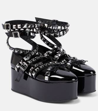 x Repetto studded platform flats | Noir Kei Ninomiya