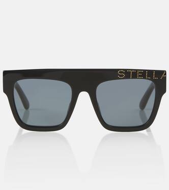 Logo flat-brow sunglasses | Stella McCartney