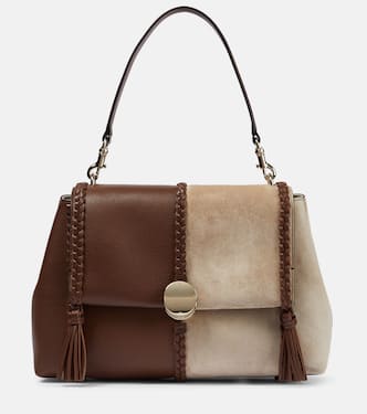 Penelope Medium leather shoulder bag | Chloé
