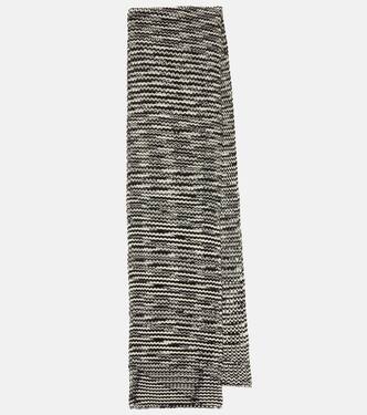 Zig-zag knit wool scarf | Missoni