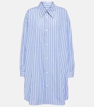 Striped cotton poplin shirt dress  | MM6 Maison Margiela