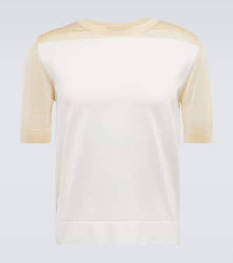 Oversized silk T-shirt | Jil Sander