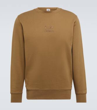 Logo-embroidered cotton sweatshirt | C.P. Company