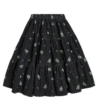 Maryjane floral cotton skirt | C'era Una Volta