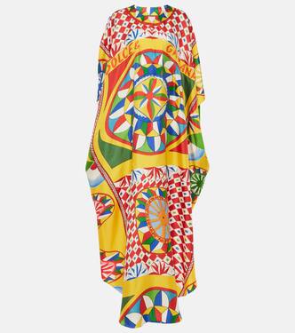Kaftan Carretto aus Seide | Dolce&Gabbana