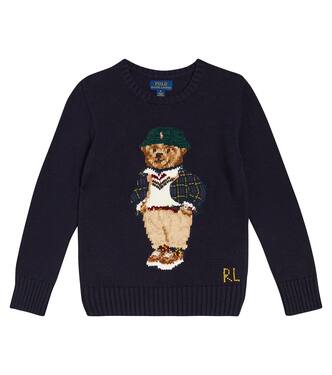 Bestickter Pullover Polo Bear aus Baumwolle | Polo Ralph Lauren Kids