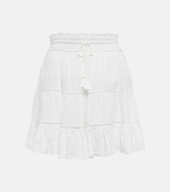 Lioline cotton and linen-blend miniskirt | Marant Etoile