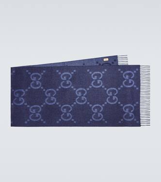 Sciarpa in jacquard di cashmere GG | Gucci