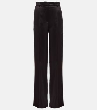 Mid-Rise-Hose aus Seide und Wolle | Magda Butrym