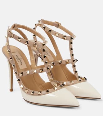 Rockstud patent leather pumps | Valentino Garavani