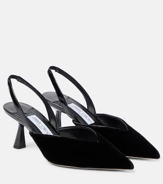 Maryanne SB 65 velvet slingback pumps | Jimmy Choo