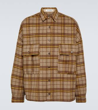 Wool-blend overshirt | The Frankie Shop