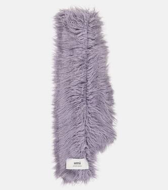 Faux fur scarf | Ami Paris