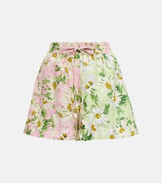 Bedruckte Shorts Astra aus Leinen | Alémais