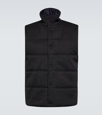 Padded cashmere vest | Gabriela Hearst