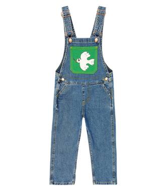 X Wrangler Latzhose Peace Dove aus Denim | Mini Rodini