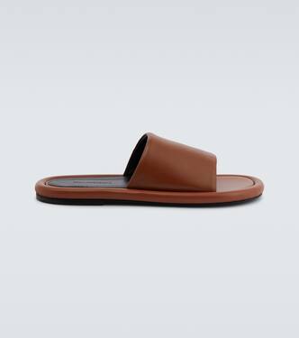 Leather flat sandals | JW Anderson
