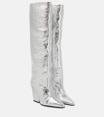 Stiefel Jane aus Metallic-Leder | Paris Texas