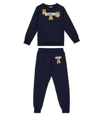 棉质运动衫与运动裤套装 | Moschino Kids