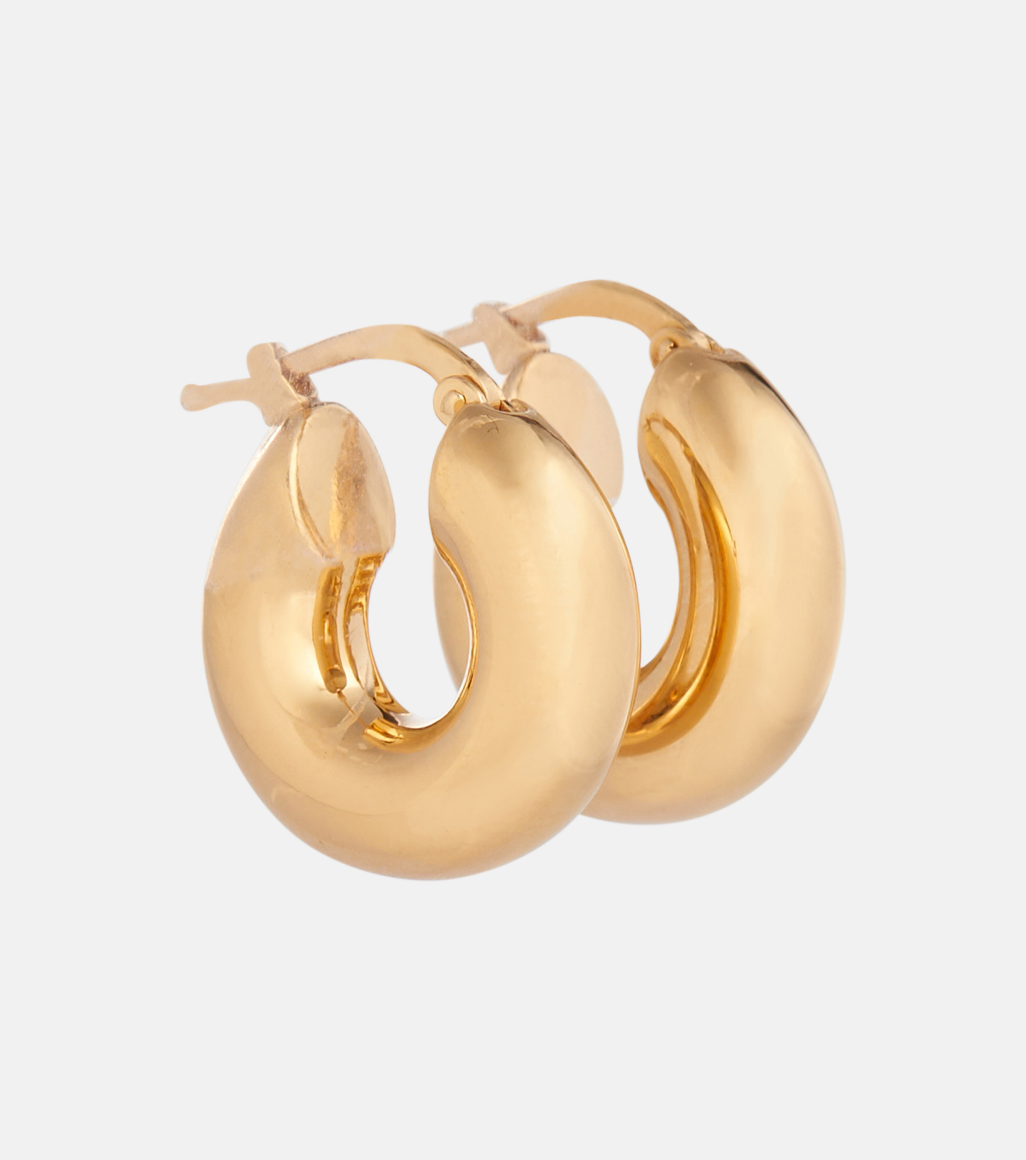 Plated hoop earrings | Jil Sander