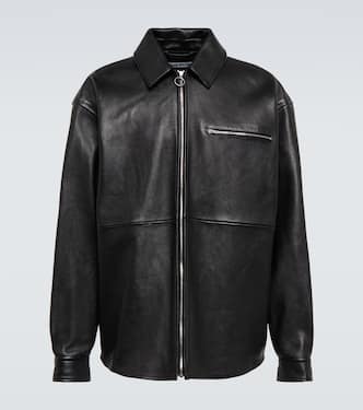Hemdjacke aus Leder | Acne Studios