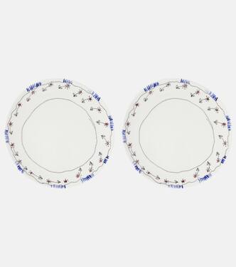 x Marni Anemone Milk set of 2 dessert plates | Serax