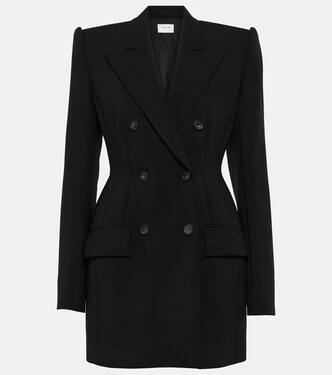Double-breasted wool-blend blazer | Sportmax