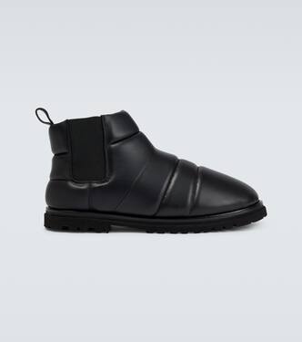 Bede padded leather boots | Nanushka
