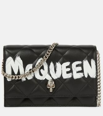 Borsa a tracolla Skull Small in pelle | Alexander McQueen
