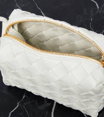 Schultertasche Candy Loop aus Leder in Weiß - Bottega Veneta 